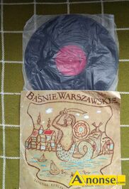 Anonse PYTA ANALOGOWA, Pyta winylowa nie zniszczona Basnie Warszawskie, stan bardzo dobry, c.32z. DENKWEK