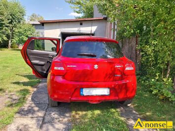 Anonse SUZUKI SWIFT, 2021r./XI, 1.197cm<sup>3</sup>, 83KM, hybrydowy, hatchback, 38.000km, czerwony, pera, ABS, ASR, autoalarm, blokada skrzyni biegw, immob