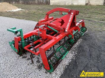Anonse AGREGAT UPRAWOWO-SIEWNY, MAM DO SPRZEDANIA AGREGAT UPRAWOWO-SIEWNY FIRMY AGRO-MASZ 3m 2015r TRZY RZĘDY ZĘBÓW, WAŁ TYLNI PACKER, WAŁ PRZEDNI
