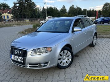 Anonse AUDI A4, 2005r., 2.000cm<sup>3</sup>, 140KM, turbo diesel, kombi, 200.000km, srebrny, Witam serdecznie. Na sprzeda oferuj Audi A4 B7 Avant z 2005 rok