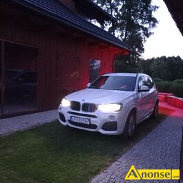 Anonse BMW X3, 2016r., 2.000cm<sup>3</sup>, 190KM, diesel, 71.000km, biay, metalik, ABS, ASR, autoalarm, blokada skrzyni biegw, immobiliser, Mul-T-Lock, pod