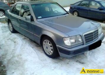 Anonse MERCEDES W124, 1991r., 2.500cm<sup>3</sup>, 90KM, diesel, sedan, 300.000km, szary, metalik, ABS, immobiliser, autoalarm, wspomaganie kierownicy, regula