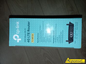 Anonse ROUTER, D LINK, Sprzedam nowy router 4g LTE na karte sim fabrycznie bez simlocka,nowy na gwaracji kupiony dnia 8.09.2025r,gwarancjia produce