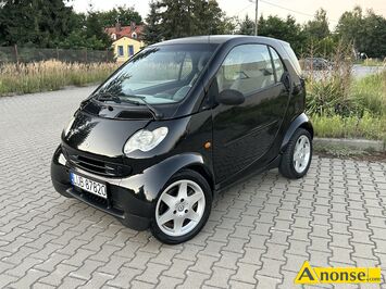 Anonse SMART FORTWO, 2004r., 700cm<sup>3</sup>, 60KM, benzyna, 100.000km, czarny, Witam serdecznie. Na sprzeda/zamian oferuj Smarta Fortwo z 2004 roku, wyp