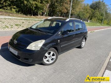 Anonse TOYOTA COROLLA VERSO, 2005r., 1.995cm<sup>3</sup>, 116KM, 16V, diesel, van, 259.800km, czarny, metalik, ABS, ASR, immobiliser, system kontroli trakcji,