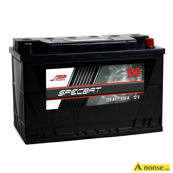 AKUMULATOR  120AH 850A EN SPECBAT AGRO opis dodatkowy: Pena oferta dostpna jest  
Polska Sie Motoryzacyjna Specpart Sp. z o.o.
Zduska Wola 98-220
Ulica  Opiesiska 2c
Telefon 880753986

Zastosowanie samochody dostawcze, maszyny rolnicze

Producent SPECBAT
Pojemno akumulatora [Ah] 120
Prd rozruchowy akumulatora (A) 850
Napicie znamionowe (V) 12
Typ akumulatora Rozruchowy
Biegunowo akumulatora prawy plus
Dugo [mm] 350
Szeroko [mm] 175
Wysoko [mm] 230
Gwarancja 18 miesicy

Sprzedawane przez nasz firm akumulatory s nowe, w peni naadowane oraz gotowe do uycia.

Wymiana akumulatora, test rozrusznika oraz sprawdzenie stanu adowania gratis w naszym punkcie sprzeday.

Przy zakupie nowego akumulatora naley zda stary akumulator lub zapaci kaucj w wysokoci 30 z (kaucja jest zwracana w momencie dostarczenia starego akumulatora w przecigu 30 dni).

Niniejsze ogoszenie jest wycznie informacj handlow i nie stanowi oferty w myl Art. 66,  1 Kodeksu Cywilnego. PSM Specpart nie odpowiada za ewentualne bdy lub nieaktualno ogoszenia.
 stan przedmiotu transakcji: stan idealny - image 1