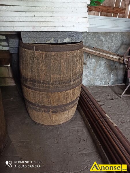 beczka  opis dodatkowy: + beczka rcznie wydrona tzw. 