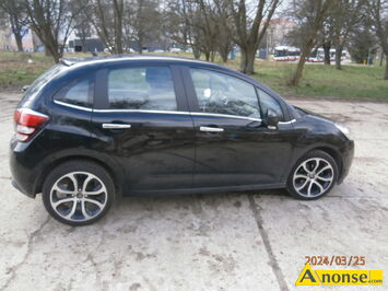 Anonse CITROEN C3, 2015r./XII, 1.199cm<sup>3</sup>, 82KM, benzyna, hatchback, 103.200km, czarny, pera, ABS, system kontroli trakcji, poduszki powietrzne, 4xP