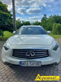 Anonse INFINITI QX70, 2015r./V, 3.000cm<sup>3</sup>, 238KM, 16V, turbo diesel, van, 193.000km, biay, pera, autoalarm, poduszki powietrzne, 8xPP, system kont
