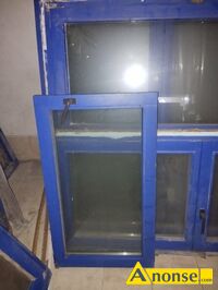 Anonse OKNA, uywane, sprzedam okna drewniane uywane w kolorze niebieskim w bardzo dobrym stanie, niezniszczone. Wymiary okien 64 x 175, 85 x108,