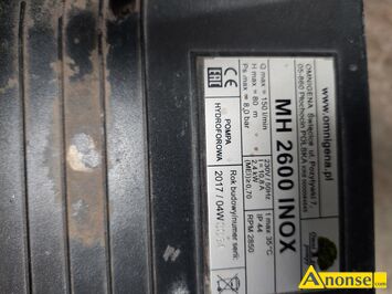 Anonse ZESTAW HYDROFOROWY 300L., Sprzedam zestaw hydroforowy 300l.Nowy nie by uywany, stan bardzo dobry, c.3.500z. RADOM