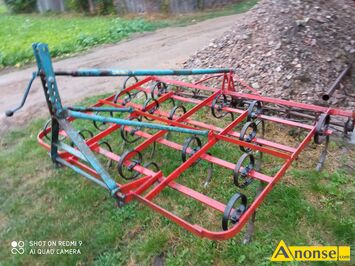 Anonse - AGREGAT, uprawowy niemiecki na wysokim zębie 2,45cm możliwość dowozu, stan bardzo dobry, c.2.550zł. MIRZEC Anonse AGREGAT, uprawowy niemiecki na wysokim zębie 2,45cm możliwość dowozu, stan bardzo dobry, c.2.550zł. MIRZEC