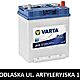 AKUMULATOR, Akumulator VARTA Blue Dynamic A13 40Ah 330A EN P+ Japan Zastosowanie: samochody osobowe Producent: VARTA Pojemno akumulatora :