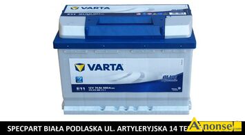 Anonse - AKUMULATOR AKUMULATOR 74AH 680A VARTA BLUE DYNAMIC E11, Akumulator VARTA Blue Dynamic E11 74Ah 680A EN Zastosowani: samochody osobowe Produc Anonse AKUMULATOR AKUMULATOR 74AH 680A VARTA BLUE DYNAMIC E11, Akumulator VARTA Blue Dynamic E11 74Ah 680A EN Zastosowani: samochody osobowe Produc
