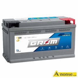 Anonse - AKUMULATOR AKUMULATOR 95AH 800A GROM PREMIUM, Akumulator GROM Premium 95Ah 800A EN DTR PRAWY PLUS Zastosowanie: samochody osobowe Producent: Anonse AKUMULATOR AKUMULATOR 95AH 800A GROM PREMIUM, Akumulator GROM Premium 95Ah 800A EN DTR PRAWY PLUS Zastosowanie: samochody osobowe Producent: