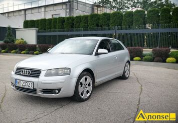 Anonse AUDI A3, 2004r., 1.600cm<sup>3</sup>, 302.736km, centralny zamek, manualna, wspomaganie kierownicy, regulacja kierownicy, elektryczne lusterka, regulac