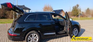 Anonse AUDI Q7, 2019r./I, 2.995cm<sup>3</sup>, 340KM, 16V, benzyna, van, 62.000km, czarny, pera, ABS, immobiliser, ASR, Mul-T-Lock, autoalarm, poduszki powie