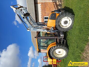Anonse CIĄGNIK, Ares 610 RZ. 2002r. 100KM. 40km/h. 8120mtg. z Turem 3 sekcyjnym samopoziomującym Faucheux 120, c.109.000zł. WYSOKIE