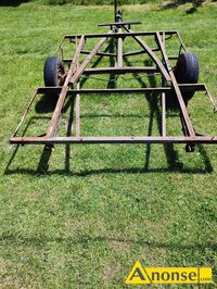 Anonse - KEMPINGOWA, Podwozie/rama przyczepy kempingowej do wykorzystania np w rolnictwie, na działce. Długość robocza 2.60m, długość całkowita 4.10m Anonse KEMPINGOWA, Podwozie/rama przyczepy kempingowej do wykorzystania np w rolnictwie, na działce. Długość robocza 2.60m, długość całkowita 4.10m