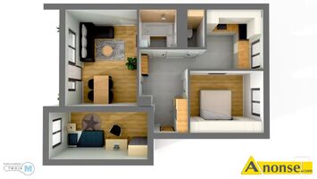 Anonse KSM, M-4, 58.77m<sup>2</sup>, p. 3/4, spółdzielcze-własnościowe, po remoncie, Biuro Nieruchomości TWOJE M prezentuje ofertę sprzedaży lub zamiany 3 pok