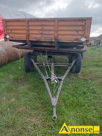 Anonse PRASA, Sprzedam przyczep rolnicz dwuosiow widoczn na zdjciu do lekkiego remontu. Gmina Serokomla powiat ukowski., stan dobry, c.8.000z