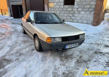 Anonse AUDI 80, 1988r., 1.760cm<sup>3</sup>, 90KM, benzyna + gaz, sedan, 416.740km, centralny zamek, elektryczne lusterka, elektryczne szyby prz�d (2xES), man