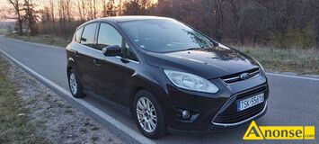 Anonse FORD C-MAX, 2012r., 1.600cm<sup>3</sup>, 115KM, diesel, van, 238.900km, czarny, metalik, immobiliser, poduszki powietrzne, 8xPP, system kontroli trakcj