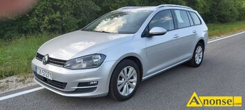Anonse VW GOLF VII, 2016r., 1.600cm<sup>3</sup>, 105KM, diesel, kombi, 174.000km, srebrny, metalik, blokada skrzyni bieg�w, system kontroli trakcji, poduszki