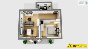 Anonse CENTRUM, M-3, 41.3m<sup>2</sup>, p. 5/5, w�asno�ciowe, stan deweloperski, Oferujemy na sprzeda� mieszkanie o powierzchni 41,3m2 usytuowane przy Krakows