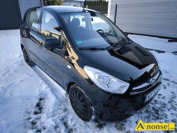 Anonse HYUNDAI I10, 2013r., 1.086cm<sup>3</sup>, 69KM, benzyna, hatchback, 195.500km, czarny, poduszki powietrzne, 4xPP, elektryczne szyby prz�d (2xES), liczb