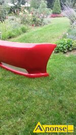 Anonse AUDI A3, tylny sportowy zderzak do audi a3 1996-2003r w kolorze czerwonym, odbi�r we w�asnym zakresie, stan dobry, c.100z�. LIPNIAK 513-17