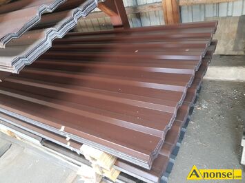Anonse BLACHA, nowa, Blacha trapezowa T-18 br�z, grubo��: 0,5mm, d�ugo�� odcinka: 4mb, 3,5mb, 3mb. Mo�liwy transpor c.30z�. RADOM