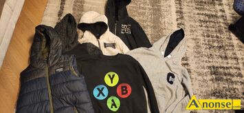 Anonse BLUZA, rozm.M, Bluzy ch�opi�ce rozm 158 i 164 oraz kamizelka. Sprzedam, odbi�r Nadbystrzycka, c.150z�. LUBLIN