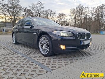 Anonse BMW SERIA 5, 2010r./XII, 1.995cm<sup>3</sup>, 184KM, turbo diesel + intercooler, kombi, 224.400km, czarny, per�a, ASR, blokada skrzyni bieg�w, immobili