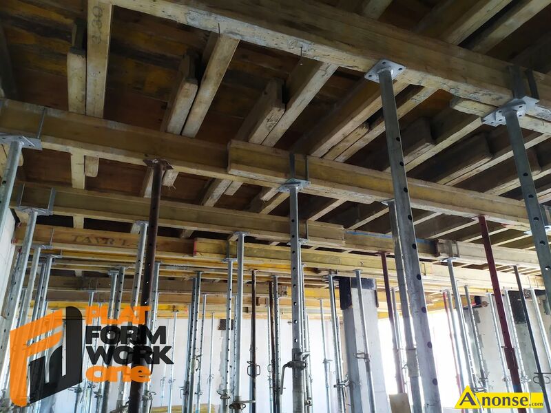 BUDOWNICTWO  opis dodatkowy: CENTRUM SZALUNKOWO-ZBROJENIOWE PlatFormWorkOne Sp. z o.o. oferuje kompleksowy wynajem szalunk�w stropowych, sprzeda� materia��w uzupe�niaj�cych oraz materia��w budowlanych i BHP.
Oferujemy r�wnie� wynajem poszczeg�lnych element�w p�yt, d�wigar�w, podp�r czy te� g�owic lub stojak�w osobno. Posiadamy tak�e ankry z nakr�tkami oraz �ci�gi do szalunk�w.
