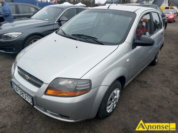 Anonse CHEVROLET AVEO, 2006r., 1.200cm<sup>3</sup>, 71KM, benzyna, hatchback, 121.000km, szary, ABS, poduszki powietrzne, 4xPP, immobiliser, wspomaganie kiero