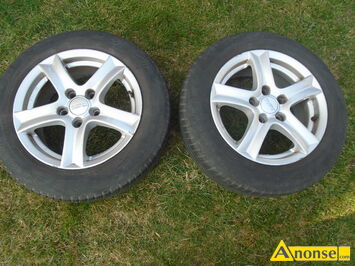 Anonse HYUNDAI I30, Sprzedam komplet 4 k�. Opony letnie z alufelgami. U�ywane. Bie�nik 4-5 mm wymiary 185/65 R15/88H W zestawie s� nakr�tki mocuj�