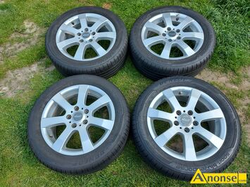 Anonse KO�A, Witam. Mam do sprzedania komplet k�. Felgi razem z oponami. Stan felg i opon jest bardzo dobry. Felga aluminiowa 5×112 6.5Jx16H2 ET3