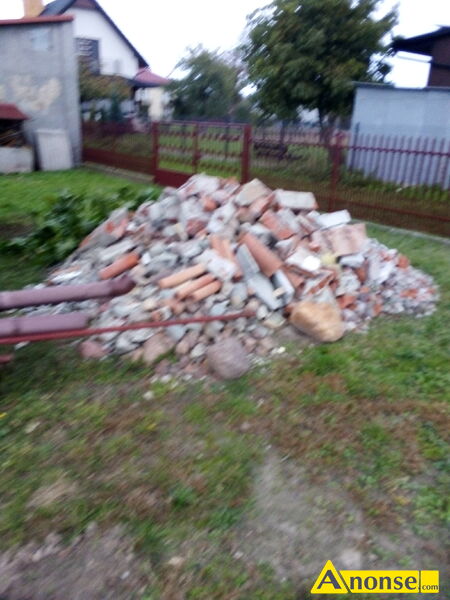 oddam , Gruz budowlany. opis dodatkowy: Du�a ilo��.  stan przedmiotu transakcji: stan idealny