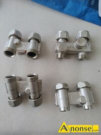 Anonse PRZY��CZE POD KALORYFER KFA, Srzedam przy��cza pod kaloryfery KFA G500F/D, dolne krzy�owe prawe proste, 3/4 cala. 4 sz. - 3 u�yte, 1 nowy ni