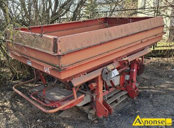 Anonse ROZSIEWACZ, do nawozu, Na sprzeda� rozsiewacz do nawoz�w marki Lely. Stan techniczny: Uszkodzone, przerdzewia�e talerze rozsiewaj�ce (do wym