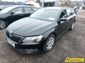 Anonse SKODA SUPERB, 2016r., 2.000cm<sup>3</sup>, 150KM, diesel, kombi, 270.000km, czarny, metalik, ABS, autoalarm, poduszki powietrzne, 8xPP, immobiliser, ws
