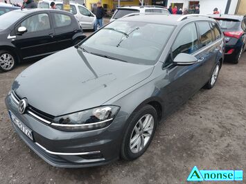 Anonse VW GOLF, 2017r., 160cm<sup>3</sup>, 116KM, diesel, kombi, 199.000km, szary, metalik, ABS, ASR, autoalarm, poduszki powietrzne, 1xPP, immobiliser, wspom