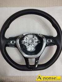 Anonse VW GOLF 7, PASSAT B8, AUDI, Kierownica Sk�rzana Multifunkcyjna z �opatkami DSG, nr katalogowy: 5G0419091-BH E74 01S. Kierownica jest w ideal