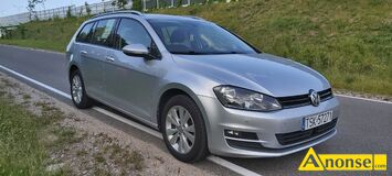 Anonse VW GOLF VII, 2016r., 1.600cm<sup>3</sup>, 105KM, diesel, kombi, 174.000km, srebrny, metalik, poduszki powietrzne, 8xPP, ABS, immobiliser, system kontro