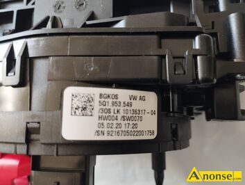 Anonse VW VOLKSWAGEN GOLF 7, PASSAT B8, AUDI, Kierownica multifunkcyjna z �opatkami DSG, nr ka 5G0 419 091-BH + poduszka powietrzna airbag z wi�z