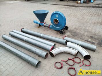 Anonse DMUCHAWA, do zbo�a kongskilde 5,5kw odpinany kosz kolana spinki rury mo�liwo�� dowozu, stan bardzo dobry, c.3.600z� do uzg.. RADOM 791-233