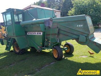 Anonse KOMBAJN, Sprzedam kombajn zbo�owy volvo 830 z kabin�,sieczkarni�. Silnik Perkins 4, bardzo oszcz�dny. Mog� zamieni� na przyczep�, lub inny s