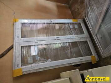 Anonse OKNA, nowe, Dwa okna nie u�ywane dwuszybowe, rozmiar typowy dla budynk�w drewnianych, nie posiadaj� s�upka �rodkowego dla powi�kszenia powie