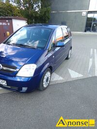 Anonse OPEL MERIVA, 2006r., 1.600cm<sup>3</sup>, benzyna, 221.000km, granatowy, immobiliser, ABS, regulacja kierownicy, centralny zamek, wspomaganie kierownic